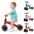 Bicicleta De Equilíbrio Infantil Sem Pedal 4 Rodas Azul, Rosa, Vermelho