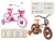 Bicicleta Infantil Aro 12 Track & Bikes – Arco Iris PO Preto e Laranja com Rodinhas