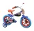 Bicicleta Infantil Aro 12 Tracktor América Branca e Vermelha Track Bikes