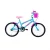 Bicicleta Infantil Aro 20 Tridal Girl MTB com Cestinha e Paralamas