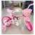 Bicicleta Infantil com roda treinamento Flower Aro 12 Nathor