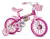 Bicicleta Infantil Menina Aro 12 Nathor Flower Rosa 2 4 Anos