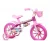 Bicicleta  Infantil Nathor Flower Aro 12 Freio Tambor Cor Rosa Com Rodas De Treinamento