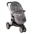 Biramar Baby Mosquiteiro De Carrinho Elástico Branco Branco