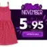 5 conjuntos infantis por R$ 100