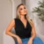 Blusa Feminina Regata Multiforma Social Casual Luxo