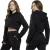 Blusa Moletom Casaco Cropped Feminino Manga Longa Comprida Moletinho Inverno Roupa Casual 