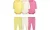 Body Bebê e Calça Mijão Kit 6 Peças Manga Longa Feminino