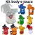Body bebê temático mêsversário – Fantasia Infantil Personalizado – Body com touca
