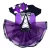 Body Halloween Bruxinha Roxa