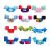 KIT 2 CONJUNTOS INFANTIL MENINA DE 06 MESES A 5 ANOS COM CAMISETA E SHORT JEANS