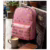 Bolsa Love Feminina Mochila Escolar Spector Reforçada Rosa Corações