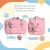 Bolsa Maternidade 2 Peças Personalizado / Coleção Ciranda Baby, Estação Mamãe e Bebê.