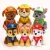 Boneco De Pelúcia Patrulha Canina 22 Cm Original Chase – Marshall – Zuma – Skye – Rocky – Rubble .