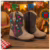 Bota Infantil Menina Texana Bordada Confortável Caipira Original Botina Junina Rodeio Promoção