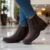 Botina Feminina Country Bota Roça Bordada Bruta Costurada