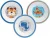 Bowl – Kit 3 Unidades Tigre/Dino/Submarino, Clingo