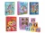 Box com 6 mini livros