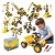 Brastoy Blocos De Construção Conjunto De Aprendizagem Brinquedo STEM Infantil (100 Peças)