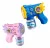 💚 Brinquedo Arminha De Sabão Lança Bolha De Sabão Pistola Luz Cor Flying Azul
