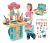 Brinquedo Cozinha Infantil 3 em 1 Kit Chef com Maleta/Bancada/Carrinho e Acessórios Polibrinq – MC1006M