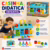 Brinquedo Educativo Casinha Didática Colorida Infantil Com Chaves E Formas Encaixe Divertida