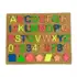 Brinquedo Educativo / Pedagógico Letras Números e Formas em Madeira nas cores NEON