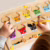 Brinquedo Montessori para crianças 2 em 1, labirinto magnético de madeira para colorir e números com prancheta, classifi
