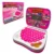 Brinquedo Notebook Infantil Rosa Menina Educativo Bilíngue Inglês Espanhol Musical Matemática