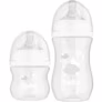 Buba, Kit 2 Mamadeiras Easy Flow Nuvem Branca 120/270ml