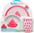 BUBA Kit Refeição Frutti Melancia, Multicolorido