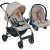 🛍️Burigotto Carrinho de Bebê com Bebê Conforto Ecco, Mon Amour