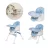 Cadeira de Alimentação Portátil Bebê Honey, Maxi Baby – Azul