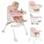 Cadeira de Alimentação Portátil Bebê Honey, Maxi Baby – (Rosa)