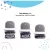 Cadeira de Refeição Portátil Pop Cinza, Cosco Kids