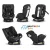 Cadeira para Auto Artemis 0-36 KGS Isofix 360° Preta Multikids Baby – BB433