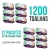 CAIXA COM 12 LENÇOS/TOALHAS UMEDECIDAS PLUMA BABY C/ 100 UND C/ TAMPA FLIP-TOP
