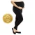Calça Legging Gestante Maternidade Gravida Preto Cós Alto Confortável Gestação Feminina