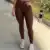 Calça Legging Gkd Leg Grossa Cintura Alta Zero Transparência- Tam: P ao GG