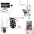 Câmera De Segurança IP À Prova D’água WiFi De 360 Graus FHD CCTV-Light Flash Vision Night Ip6 IR