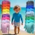 🛍️Camisa Proteção Uv50  Infantil 01 ao 08 anos Moda Praia