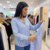Camisa Social Feminina Clássica Listrada C/ Botões Tendência