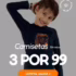 Camisetas térmicas 3 por R$ 99 😍🔥