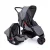 Carinho + Bebê Conforto – Cosco Kids, Travel System Toffy, Cinza Mescla