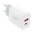 Carregador de Parede Ultra Rápido com 1 Saída USB-C Power Delivery 20W + 1 Saída USB-A 18W I2GO – i2GO PRO, Branco