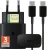 Carregador Turbo Compativel c/Samsung Galaxy, Motorola, Novo Iphone 15/16 – Fonte 25W Ultra,Carregamento Rápido, Tipo C + USB, Acompanha Cabo Tipo C, para Android/IOS – Certificado Premium Black