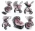 Carrinho + bebê conforto + base