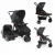 Carrinho + Bebê conforto – Cosco Kids, Travel System Toffy, Preto Absoluto