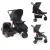 Carrinho + Bebê Conforto – Cosco Kids, Travel System Toffy, Preto Absoluto