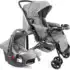 Carrinho Travel System + Bebê Conforto Jetty Duo Cosco